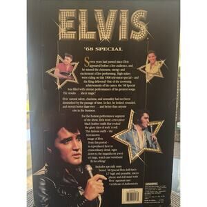Hasbro Elvis Presley '68 Special Collector Edition Doll Black Wavy Hair 12 in